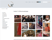 Tablet Screenshot of ethnomusikologie.kug.ac.at